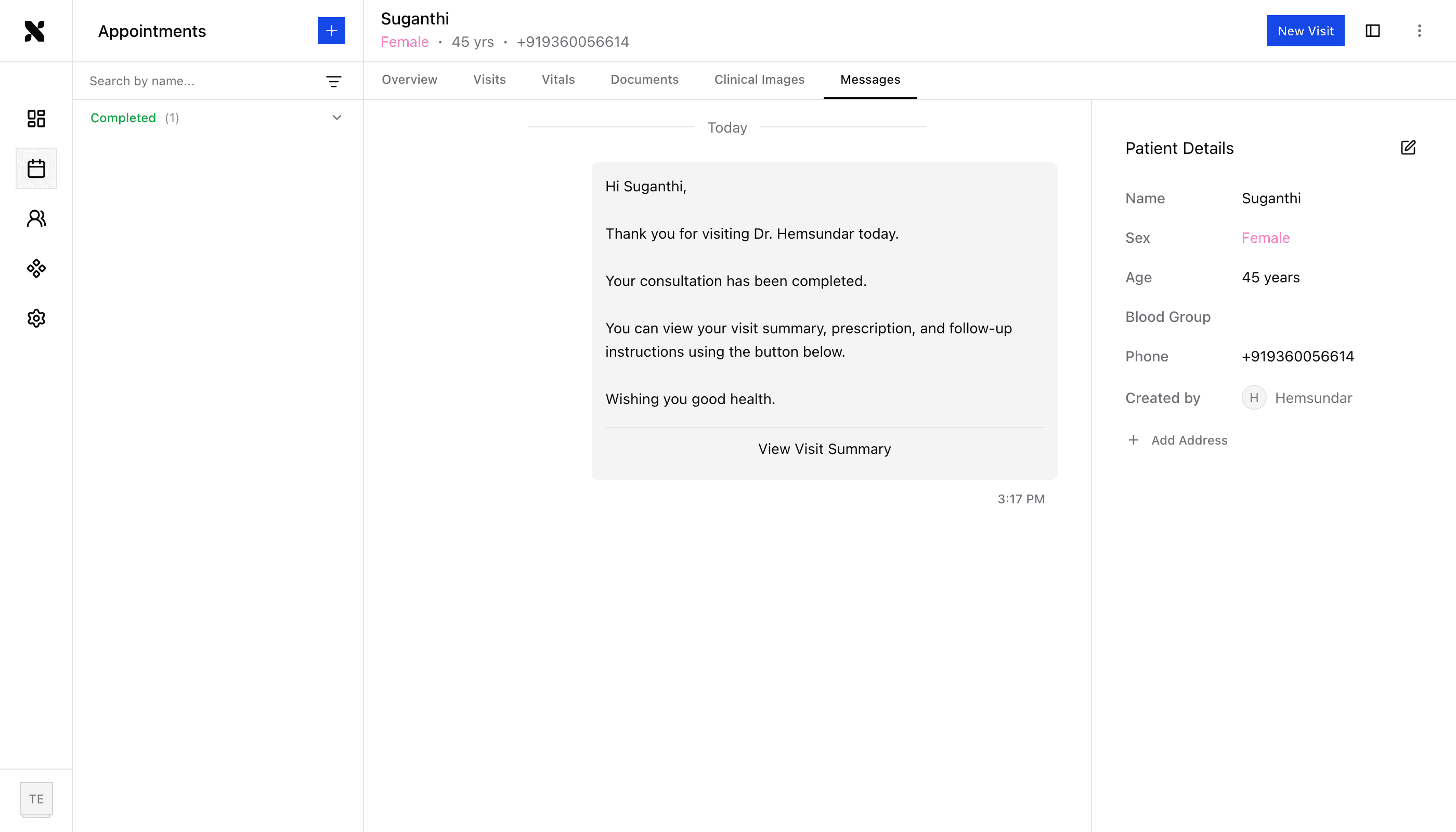 Sorge Care patient records